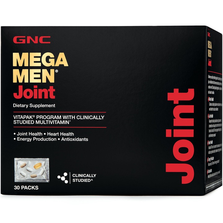 GNC Mega Men® Joint Vitapak®, Program pentru Sanatatea Articulatiilor, 30 Pachetele
