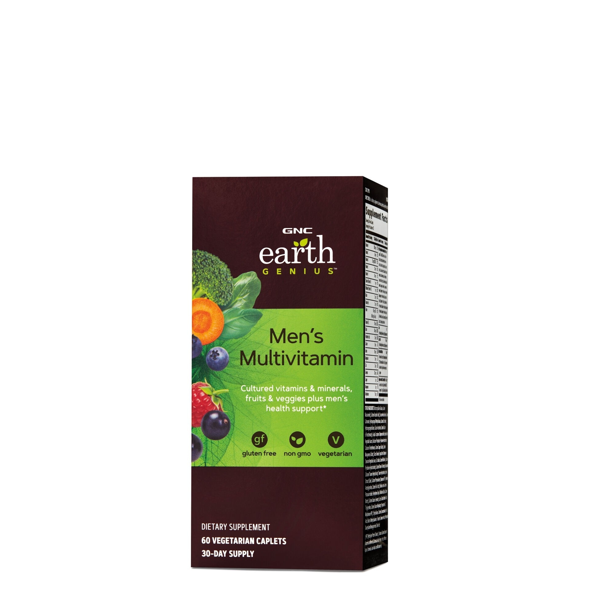 GNC Earth Genius™ Men’s Multivitamin, Complex de Multivitamine pentru Barbati, 60 tb