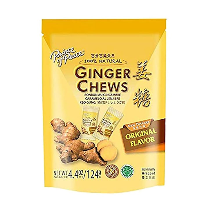 Prince of Peace® Ginger Chews, Caramele cu Ghimbir, 28 caramele