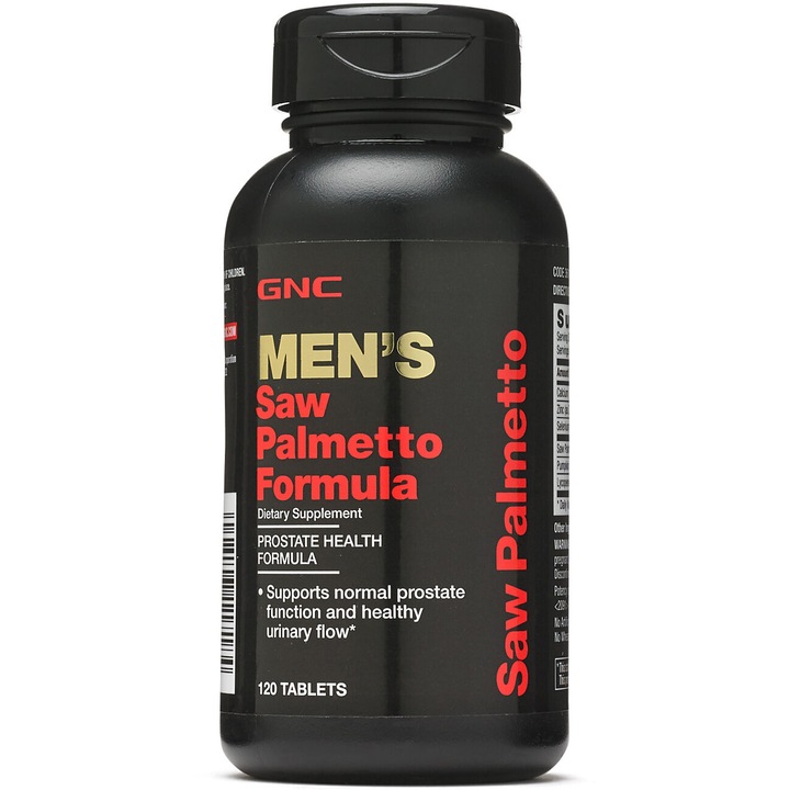 GNC Men's Saw Palmetto Formula, Extract Din Palmier Pitic, 120 tb