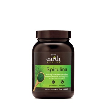 GNC Earth Genius™ Spirulina 500 mg, 100 cps GNC Earth Genius™ Spirulina 500 mg, 100 cps