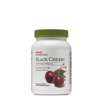 GNC SuperFoods Black Cherry, Concentrat de Cirese Negre, 120 cps GNC SuperFoods Black Cherry, Concentrat de Cirese Negre, 120 cps