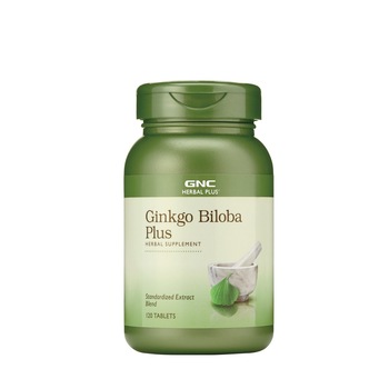 GNC Herbal Plus® Ginkgo Biloba Plus, 120 tb GNC Herbal Plus® Ginkgo Biloba Plus, 120 tb