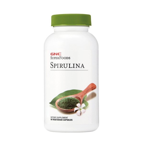 GNC SuperFoods Spirulina 500 mg, 90 cps
