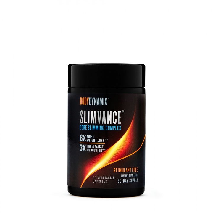 BodyDynamix™ Slimvance® Core Slimming Complex Stimulant Free, Formula Pentru Controlul Greutatii, 60 cps