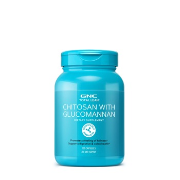 GNC Total Lean® Chitosan With Glucomannan, Chitosan cu Glucomannan, 120 cps GNC Total Lean® Chitosan With Glucomannan, Chitosan cu Glucomannan, 120 cps