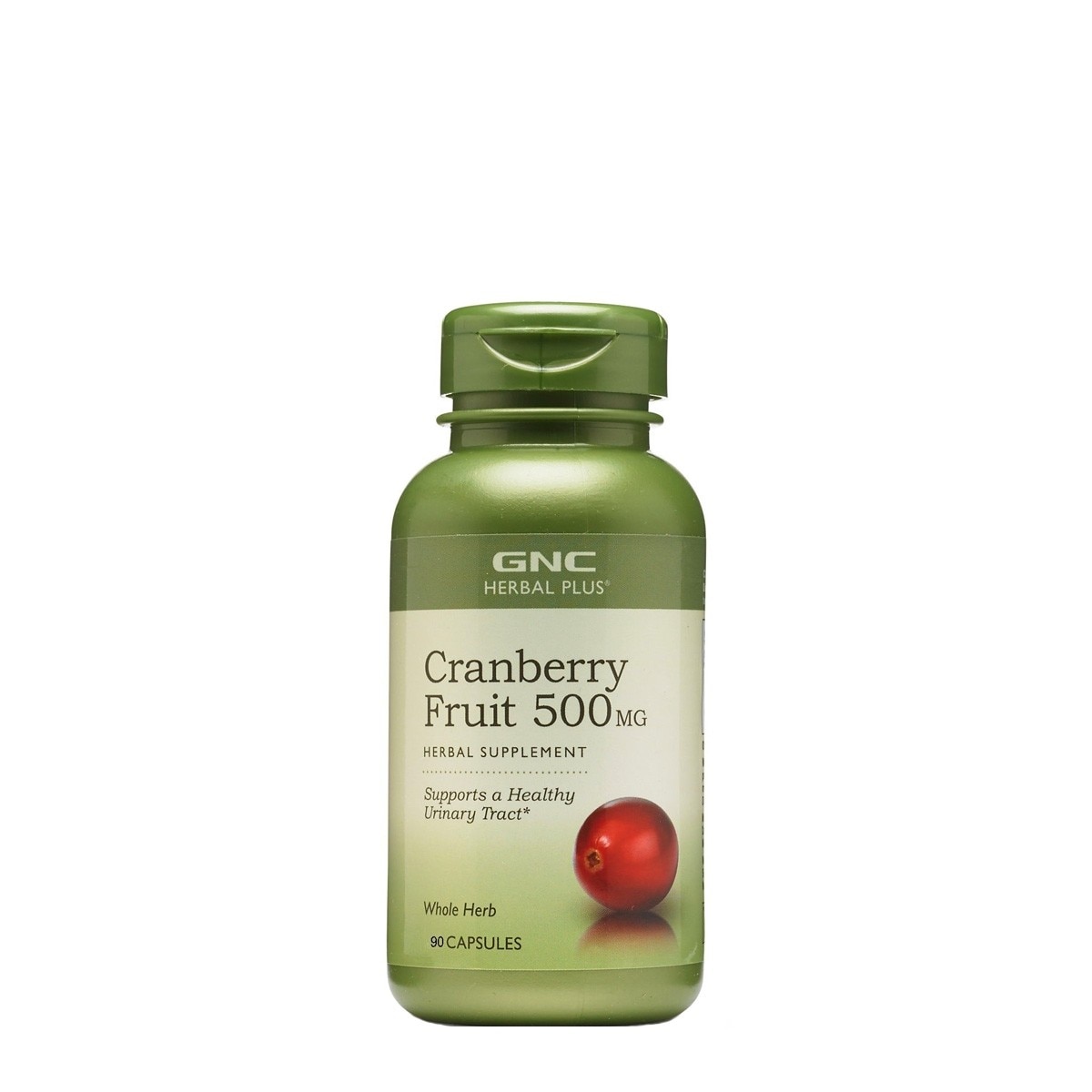 GNC Herbal Plus® Cranberry Fruit 500 mg, Extract din Fruct de Merisor, 90 cps