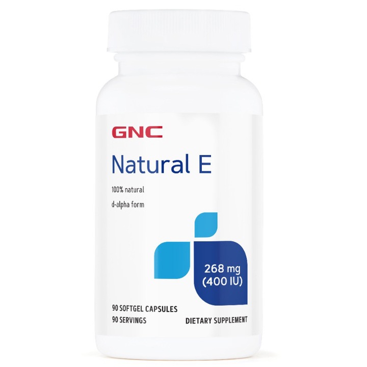 GNC Vitamina E Naturala 400 UI, 90 cps