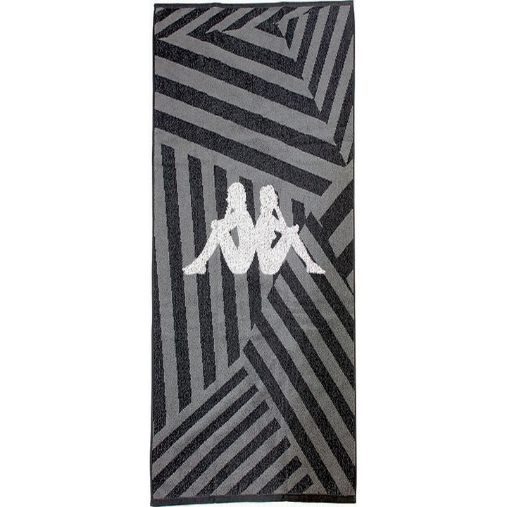 Плажна кърпа Kappa, Сив/Черен