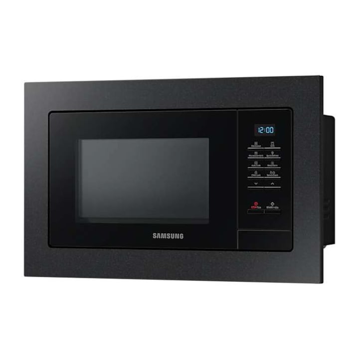 Samsung MG23A7013CB/EO Beépíthető mikrohullámú sütő, 23L, 800W, Grill, fekete