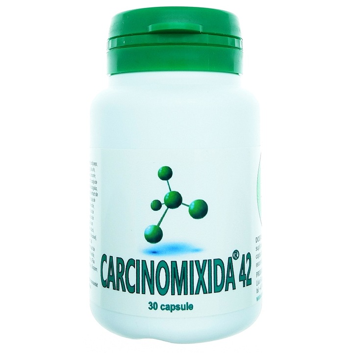 Supliment antitumoral, Carcinomixida 42, 42 ingrediente active, 30 capsule