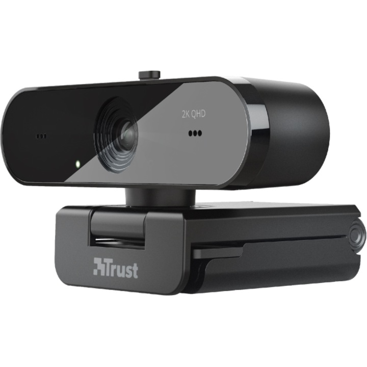 Camera web Trust Taxon, QHD 1440p, privacy shutter integrat, autofocus, microfon dual, USB