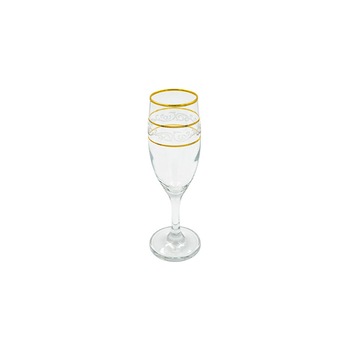 Set 6 pahare Lav Misket gold sampanie, 190 ml Set 6 pahare Lav Misket gold sampanie, 190 ml