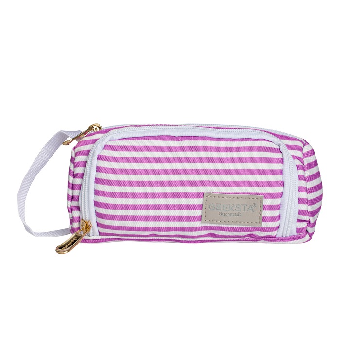 Penar Geeksta Design cu dungi lila si albe neechipat