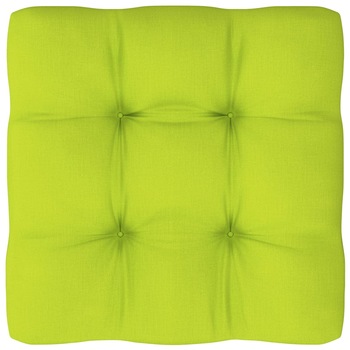 Perna decorativa vidaXL, Textil-Poliester, 58 x 58 x 10 cm, Verde aprins Perna decorativa vidaXL, Textil-Poliester, 58 x 58 x 10 cm, Verde aprins
