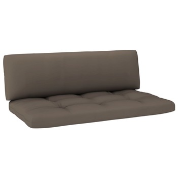 Set de 2 perne decorative pentru canapea de gradina, vidaXL, Tesatura, 110 x 58 x 10 cm, Capucino Set de 2 perne decorative pentru canapea de gradina, vidaXL, Tesatura, 110 x 58 x 10 cm, Capucino