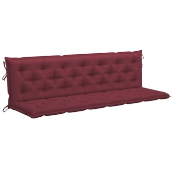 Perna pentru balansoar de gradina, vidaXL, Textil-Poliester, 100 x 50 x 7 cm, Rosu vin Perna pentru balansoar de gradina, vidaXL, Textil-Poliester, 100 x 50 x 7 cm, Rosu vin