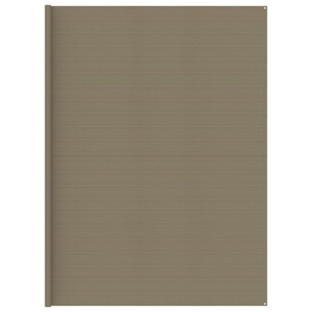 Covor pentru cort de camping vidaXL, Tesatura, 400 x 400 cm, Taupe Covor pentru cort de camping vidaXL, Tesatura, 400 x 400 cm, Taupe