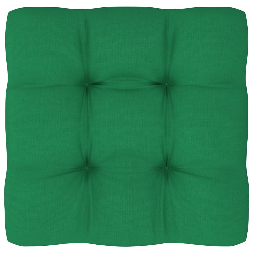 Perna decorativa vidaXL, Textil-Poliester, 58 x 58 x 10 cm, Verde