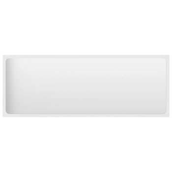 Oglinda de baie, vidaXL, PAL-acril, 100 x 1.5 x 37 cm, Alb Oglinda de baie, vidaXL, PAL-acril, 100 x 1.5 x 37 cm, Alb