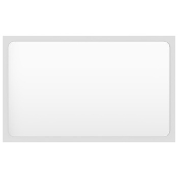 Oglinda de baie, vidaXL, PAL-acril, 60 x 1.5 x 37 cm, Alb Oglinda de baie, vidaXL, PAL-acril, 60 x 1.5 x 37 cm, Alb