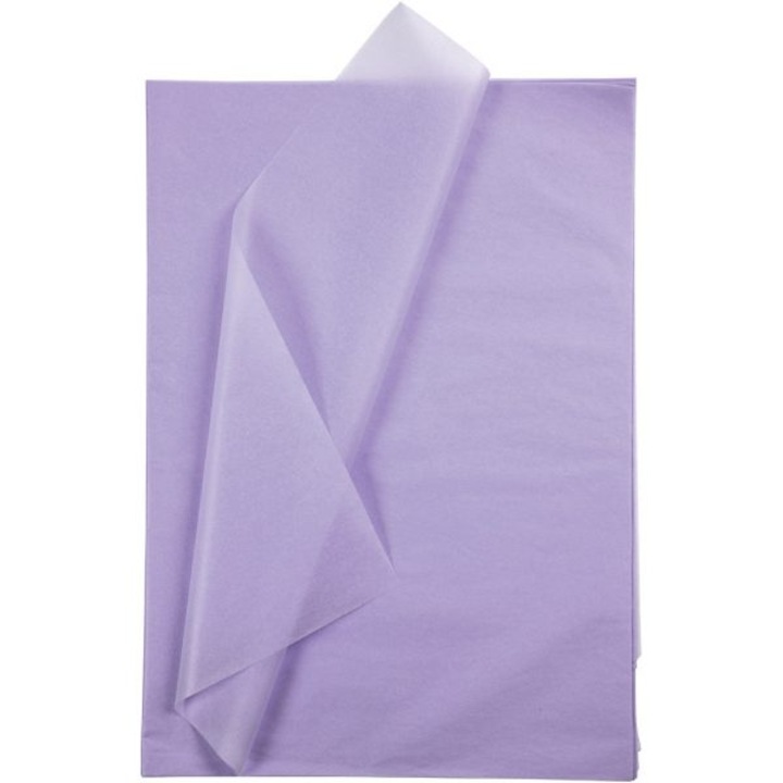 Опаковка от 480 бр. Копринена хартия, лилаво, 50 × 75 см