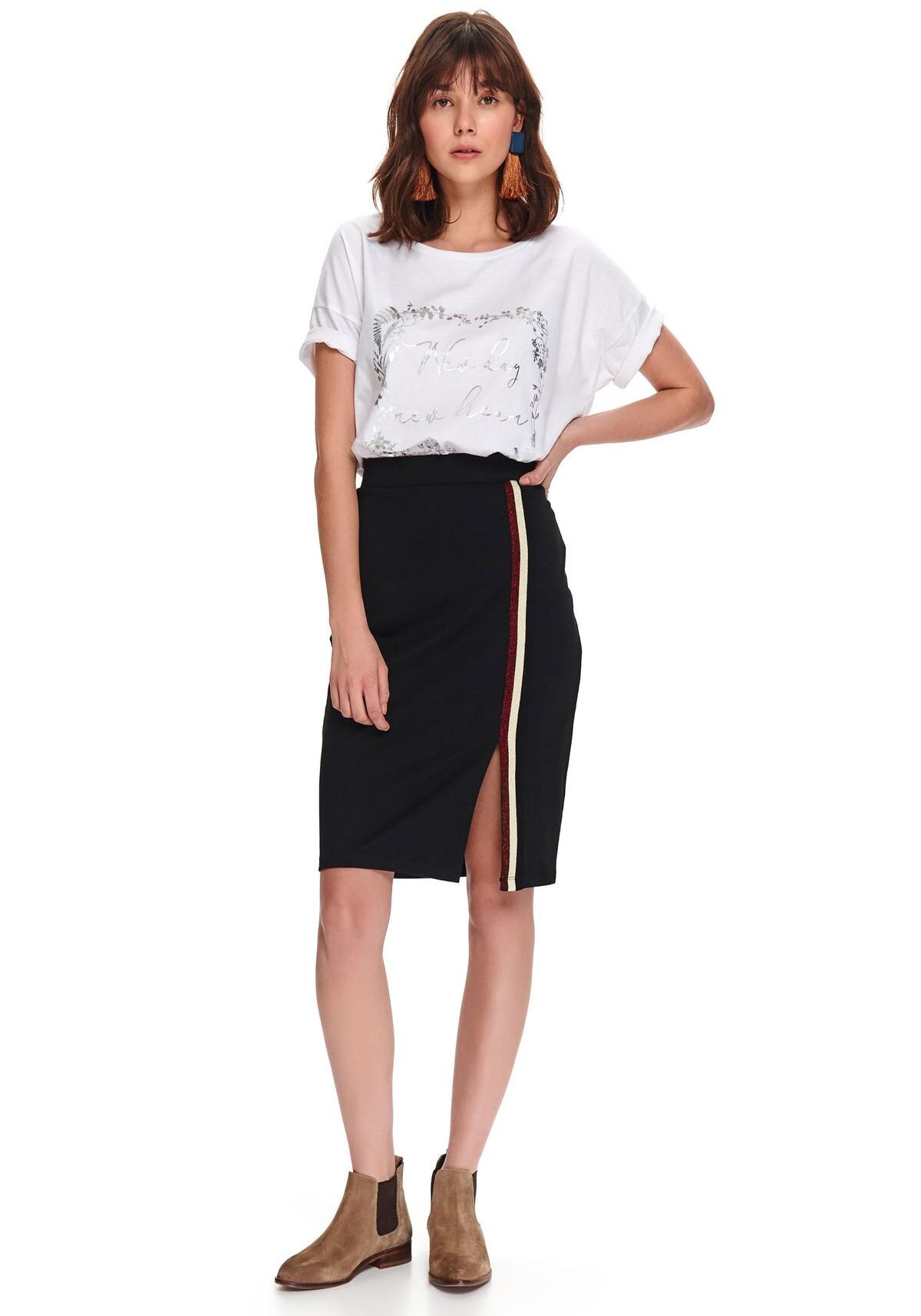 Fusta pentru femei, TOP SECRET, SSD1461, Negru