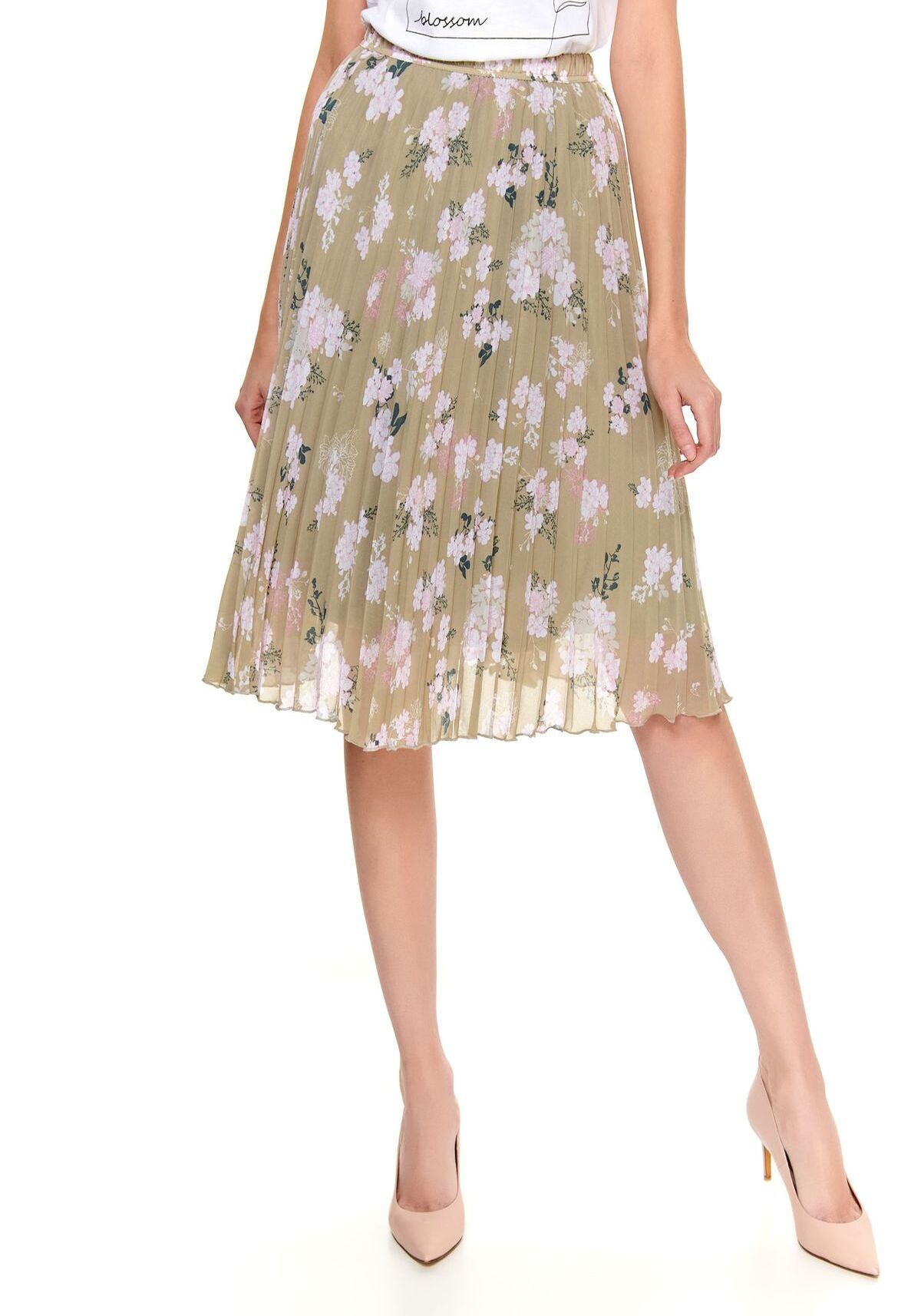 Fusta pentru femei, TOP SECRET, SSD1471, Verde