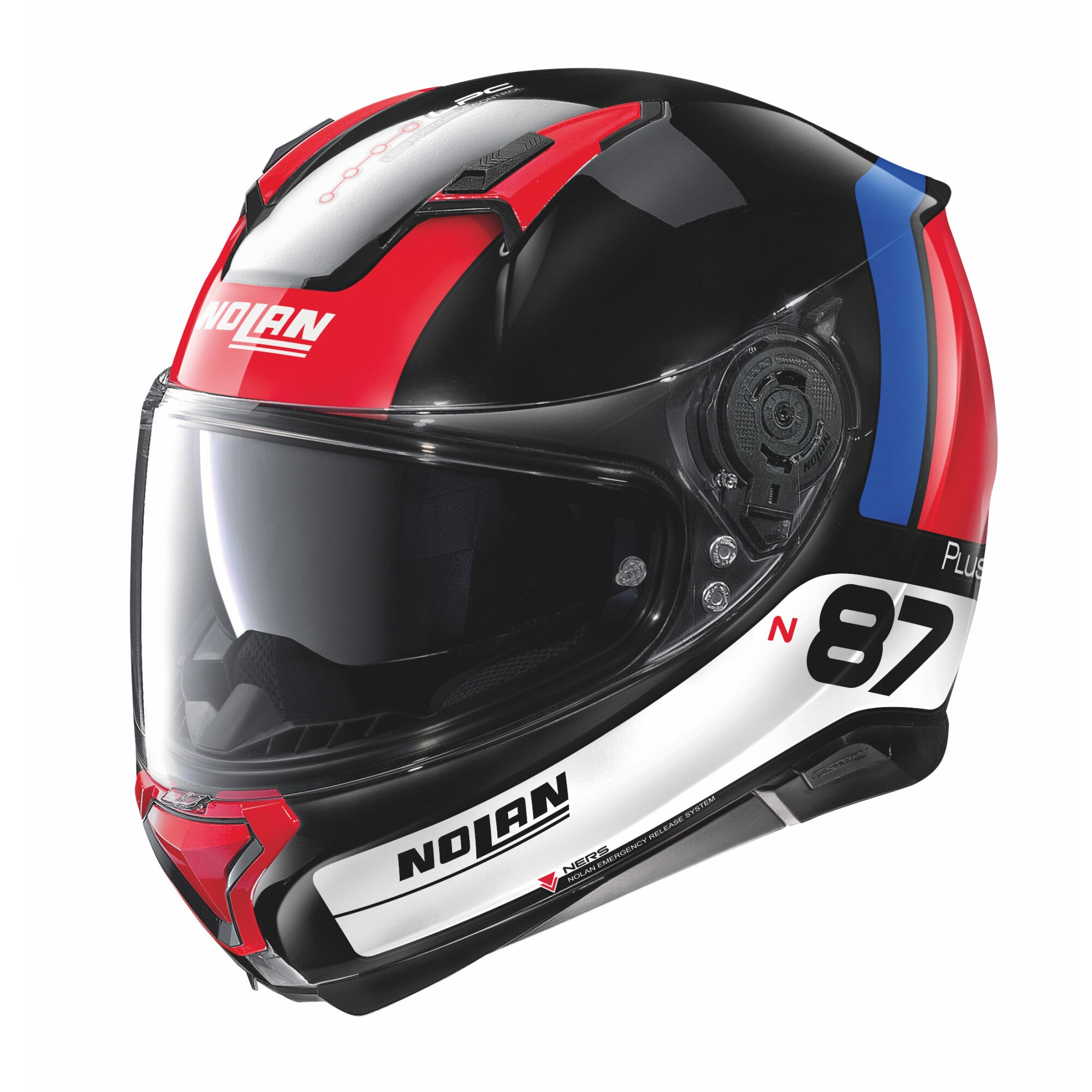 Casca moto NOLAN Full-face N87 PLUS DISTINCTIVE 028, multicolor, L