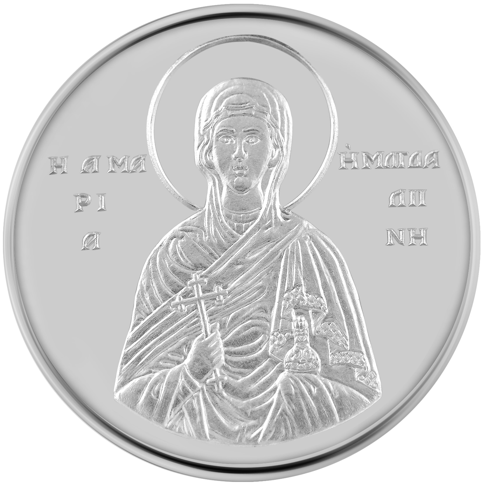 Medalie de argint Sf. Maria Magdalena 15.55 g