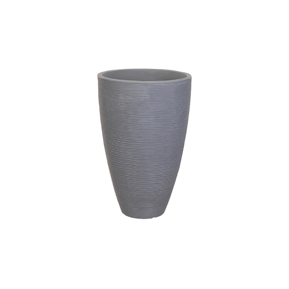 Ghiveci plastic Pro Garden cu model ratan Melitta – gri