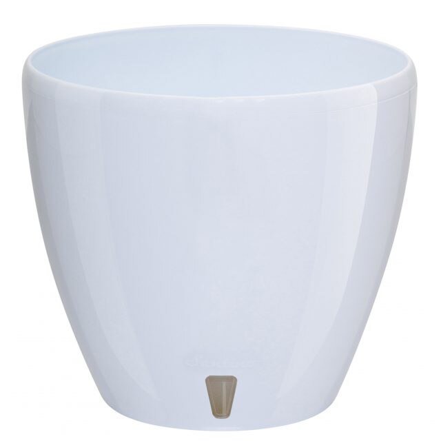 Ghiveci Deco Twin, Alb 9 L