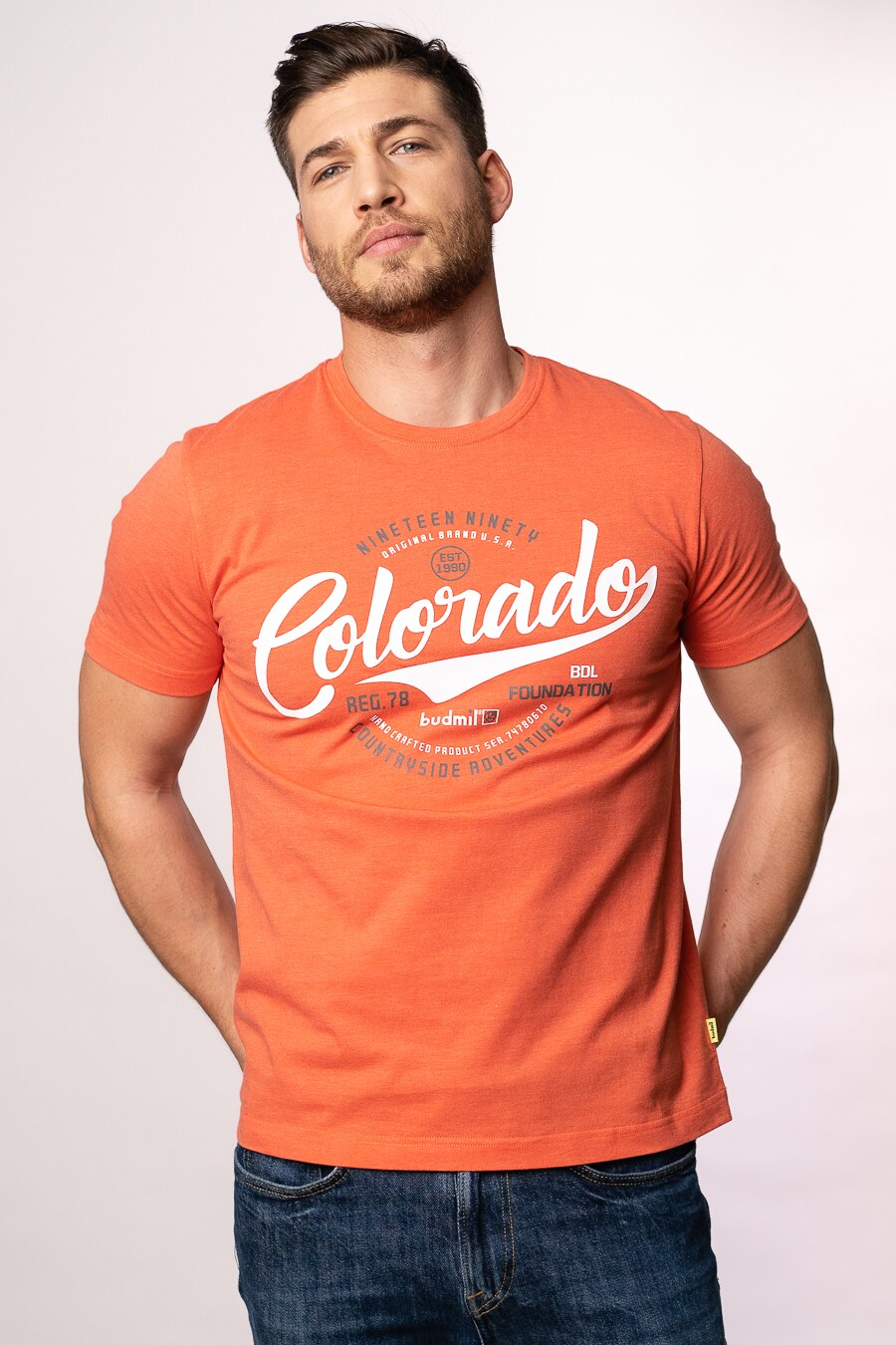 Tricou polo Budmil, Portocaliu, Portocaliu