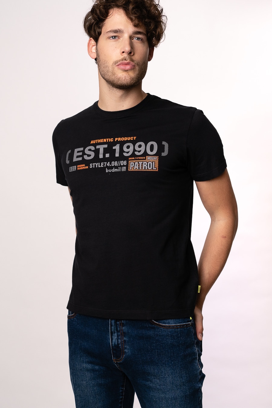 Tricou polo Budmil, Negru, Negru