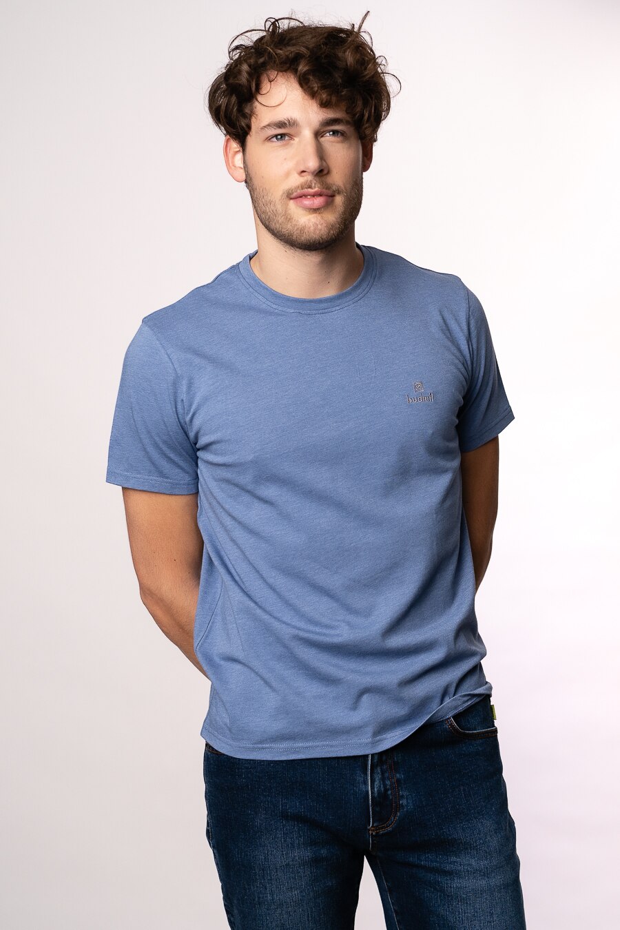 Tricou polo Budmil, Albastru