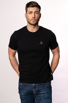 Tricou polo Budmil, bumbac, Negru, Negru Tricou polo Budmil, bumbac, Negru, Negru