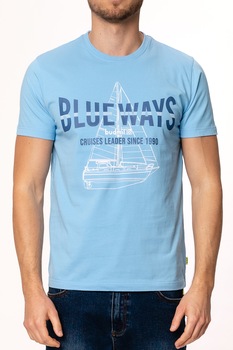 Tricou polo Budmil,Blue Ways, Albastru deschis, Albastru deschis/Negru Tricou polo Budmil,Blue Ways, Albastru deschis, Albastru deschis/Negru