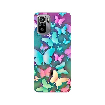 Husa Silicon Soft Upzz Print Compatibila Cu Xiaomi Redmi Note 10 / 10s Model Colorfull Butterflies Husa Silicon Soft Upzz Print Compatibila Cu Xiaomi Redmi Note 10 / 10s Model Colorfull Butterflies