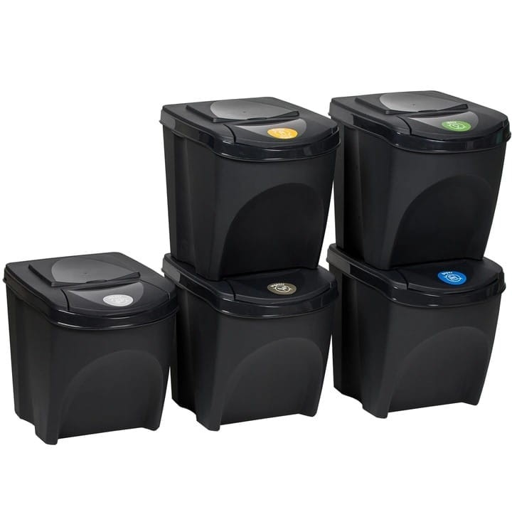 Set 5 buc cosuri de gunoi pentru colectare selectiva 