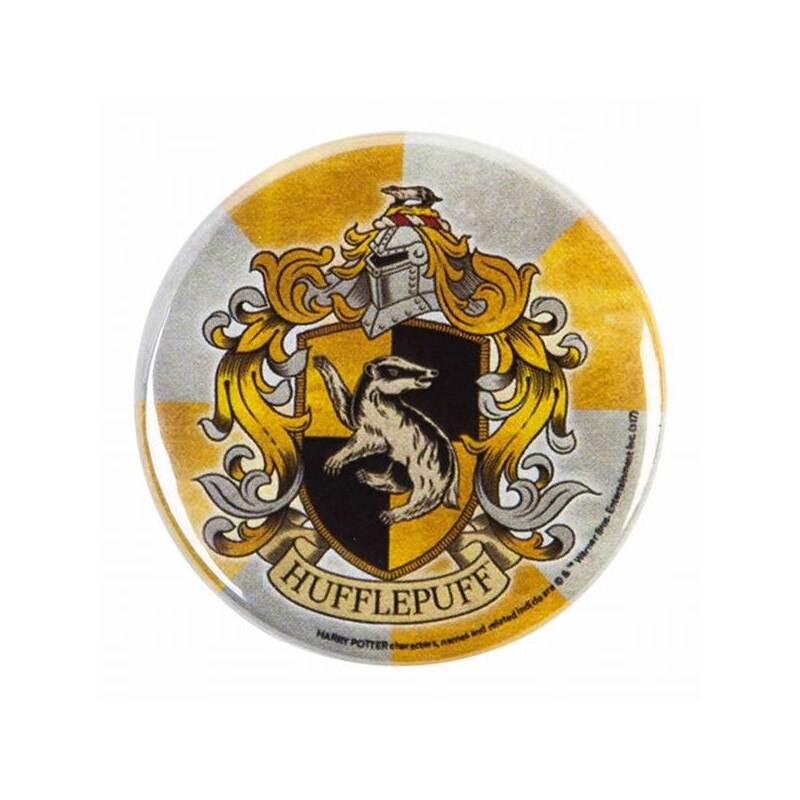 Insigna Harry Potter - Hufflepuff , 4 cm, Multicolor