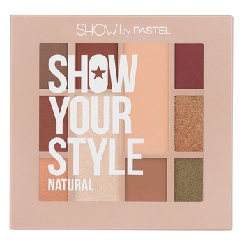 Trusa farduri 10 culori mate si perlate, Pastel Show Your Style 464 Natural Trusa farduri 10 culori mate si perlate, Pastel Show Your Style 464 Natural