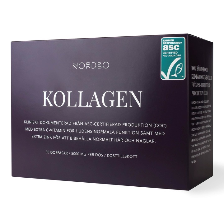 Colagen Marin NORDBO - 30 pliculete x 5g - Cutie/30 pliculete x 5g