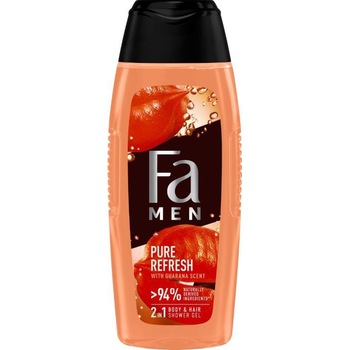 Gel de dus Fa Men Pure Refresh 2 in 1 pentru corp si par cu parfum de guarana, 400 ml Gel de dus Fa Men Pure Refresh 2 in 1 pentru corp si par cu parfum de guarana, 400 ml