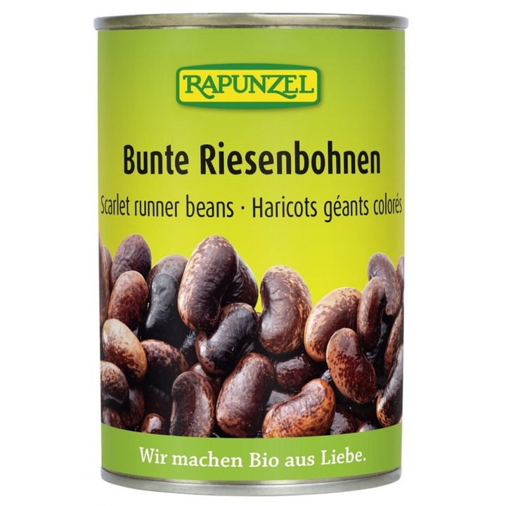 Fasole gigant colorata bio, 400g, Rapunzel