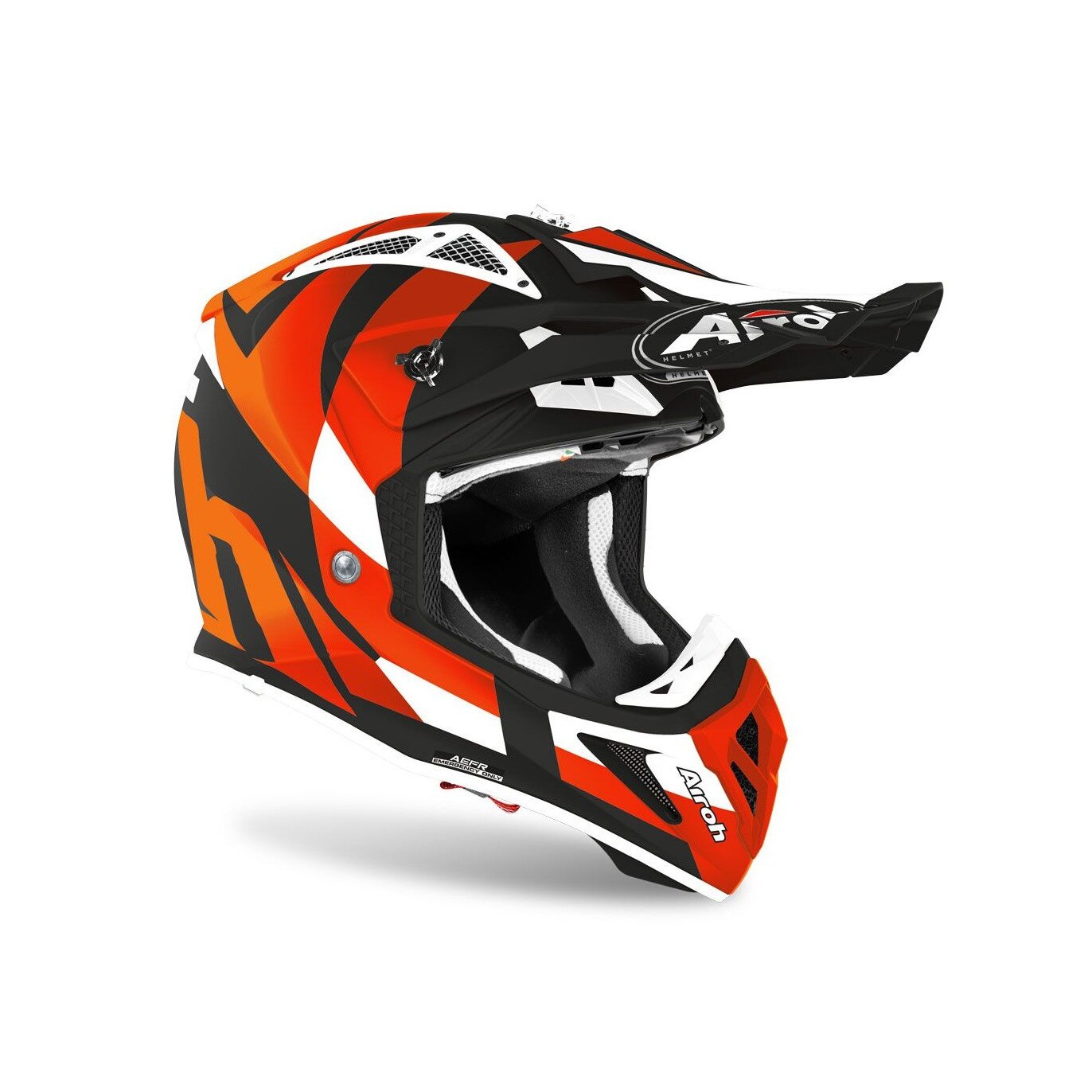 Casca Enduro - Mx Airoh Aviator Ace Trick Orange Matt XL