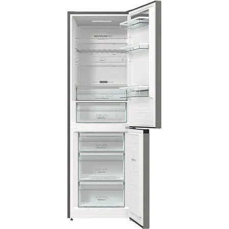 Combina frigorifica GORENJE NRC6194SXL4, No Frost Plus, 326 l, H 185 cm, Clasa C, Inox