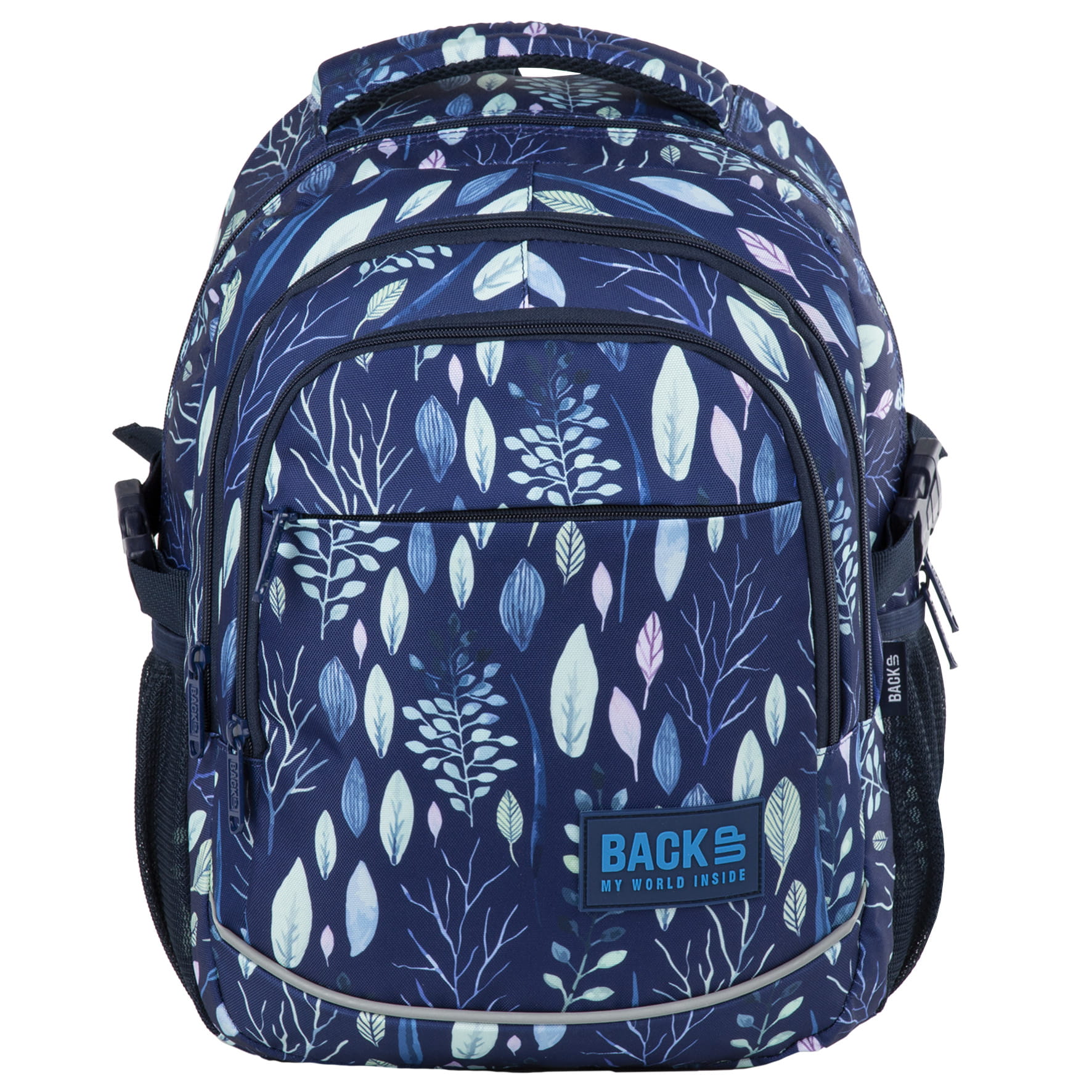 Rucsac scoala backup 2 model G 61 frunze pastelate, multicolor