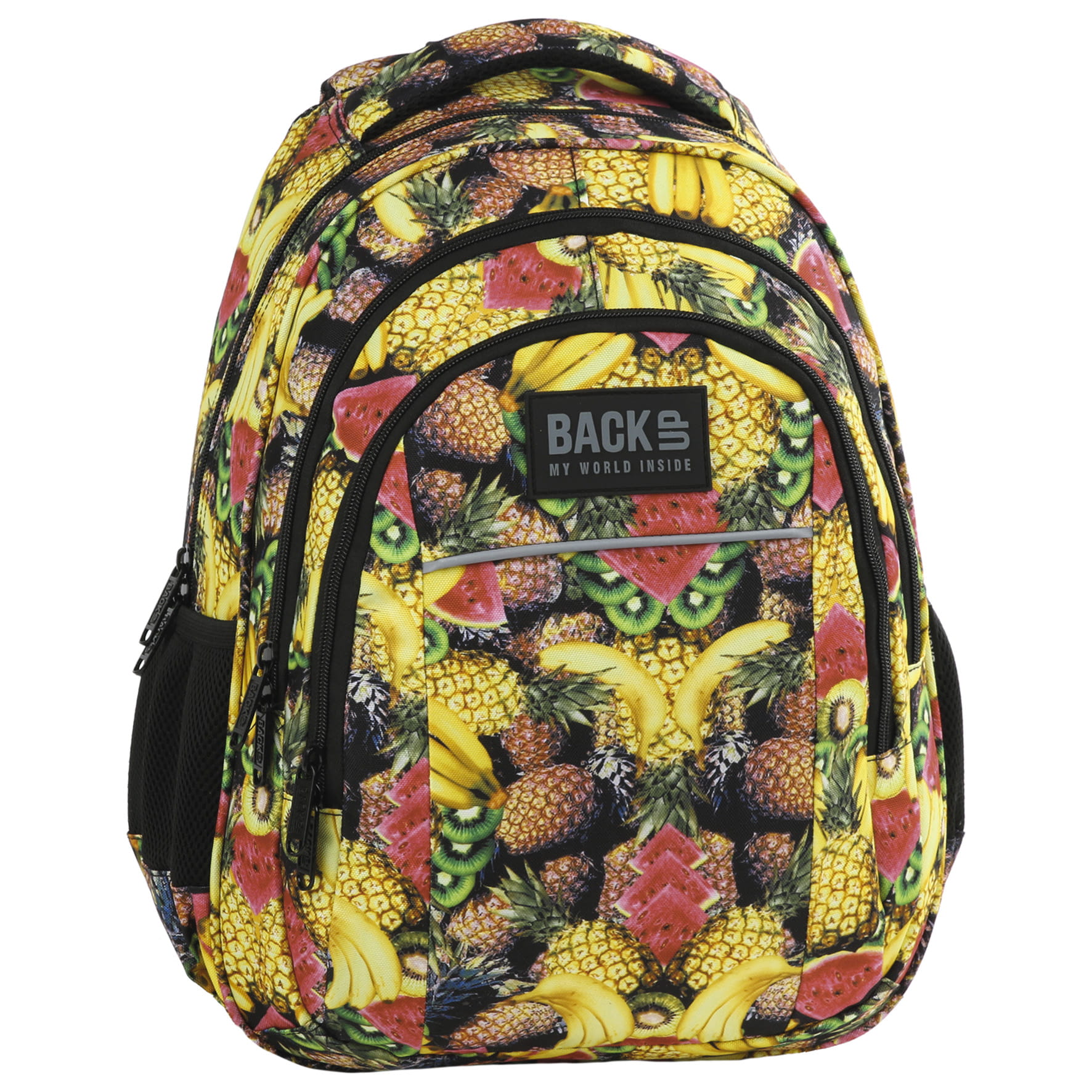 Rucsac scoala BackUP 2 model H 29 fructe, multicolor