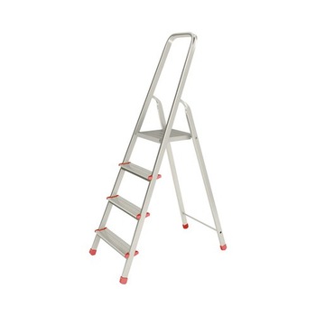 Scara aluminiu profesionala,1x4 trepte, pliabila, picioare antiderapante, trepte cu striatii antiderapante Scara aluminiu profesionala,1x4 trepte, pliabila, picioare antiderapante, trepte cu striatii antiderapante