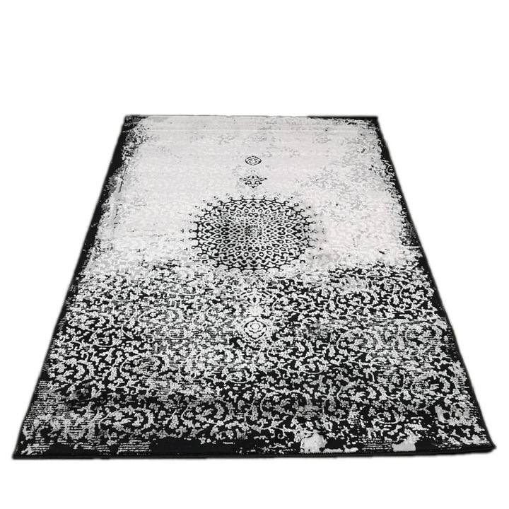 Covor Florance 160 x 230 Negru/Alb US002